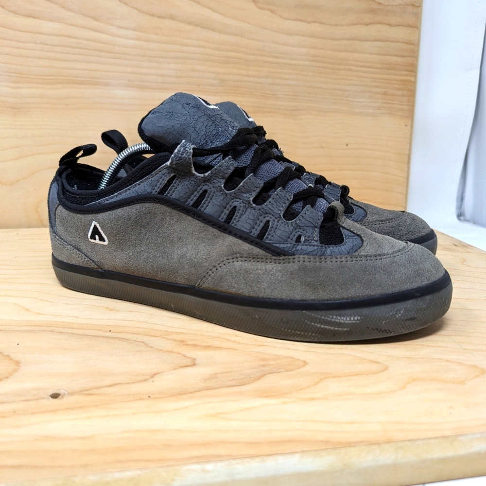 Airwalk Mens Neptune Grey Size 10 Shoes Lace Up Skater Sneakers